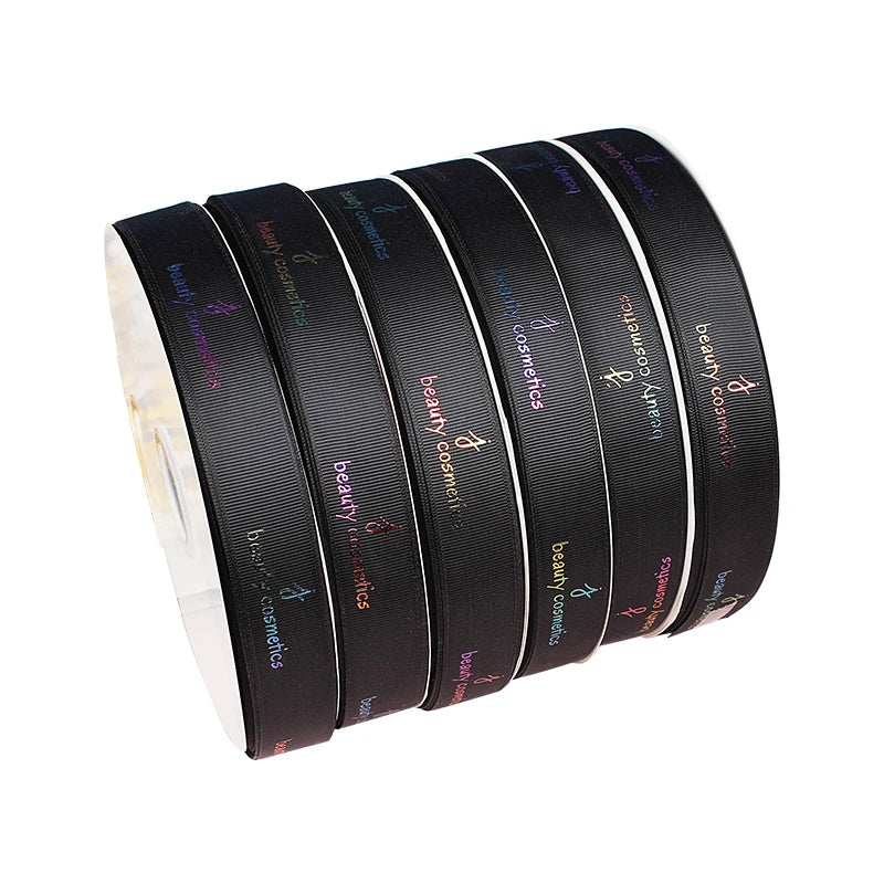 Factory Wholesale Customized Size Personalized Logo Eco-Friendly Durable Polyester Satin Ribbon Roll for Christmas Wedding Gift