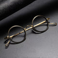 Osicare KMN123 High End Custom Logo Anti Blue Light Glasses Scalloped Enamel Eyeglasses Gold Lot Titanium Glasses Frames