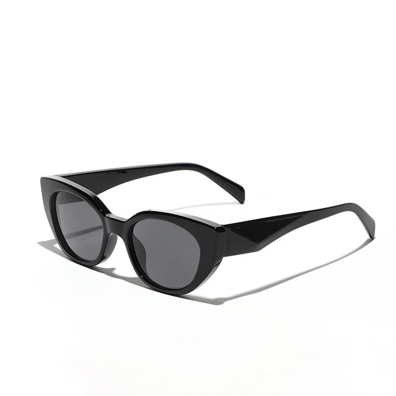Fashion Retro Cat Eye Sunglasses Women Trendy Tortoiseshell Oval Frame Sun Glasses Men Leisure Shopping Vacation Shades XG95383