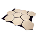 Modern Felt 3D Wall Panels Interior Acoustic Sound Insulation Absorbing Hexagon AKUPANEL Audio Studio Apartment High Density