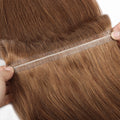 Best Quality Double Drawn Russian Human Hair Invisible Hole Weft Seamless Butterfly Weft Hair Extensions