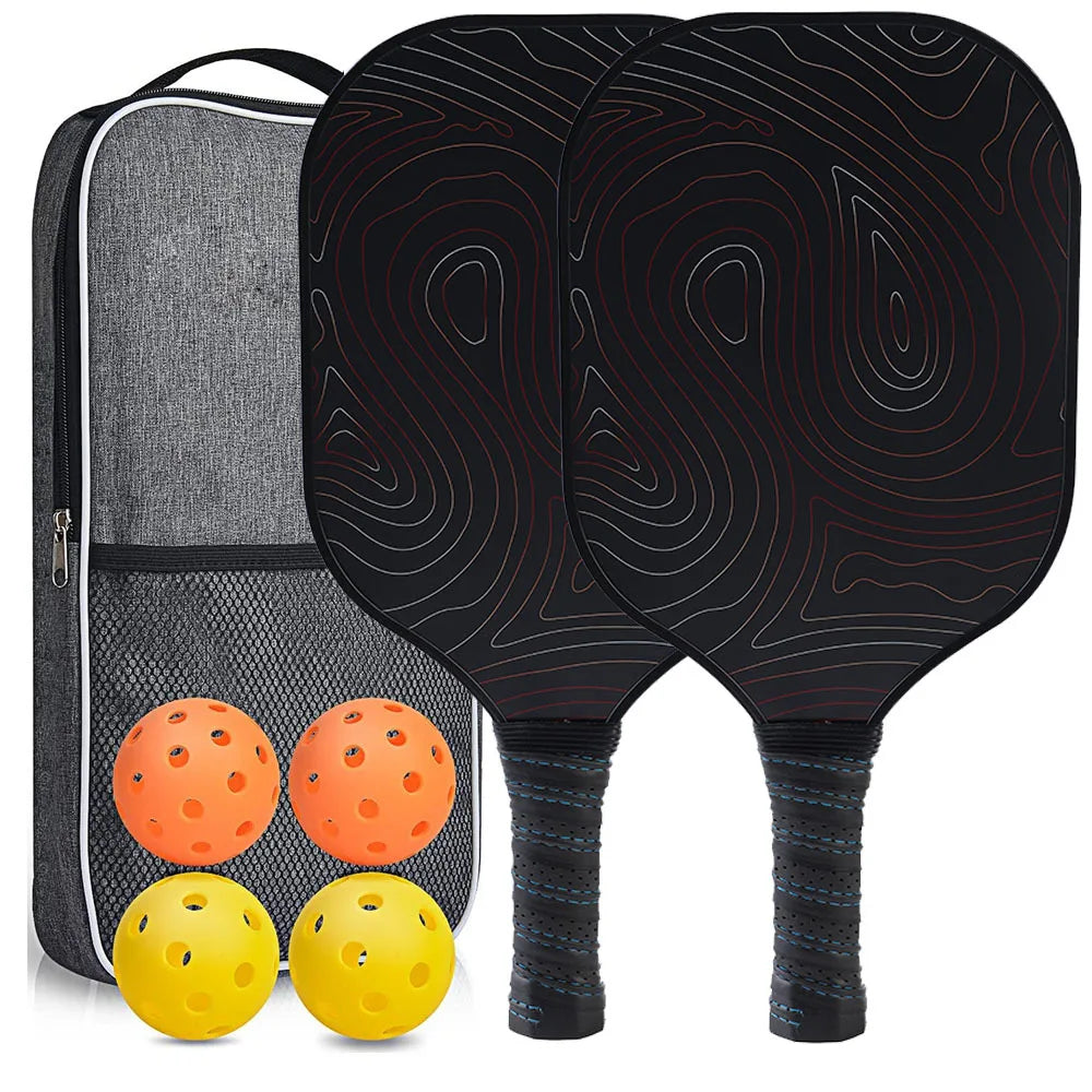 Raw Toray T700 Carbon Fiber Pickleball Paddle 16mm Polypropylene Honeycomb Core Thermoforming Sealing Edge Sports Entertainment