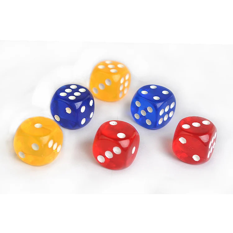 Dice Game Custom Made Customised Black Purple 16/20/22/25/30 mm Taobao Large Mahjong Dice Casino  Ludo Dice 19mm Crystal