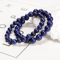 Wholesale Hot Sale Natural Rhodochrosite Lapis Lazuli Smooth Round Gemstone Beads Bracelet for Women and Men 8mm 10mm