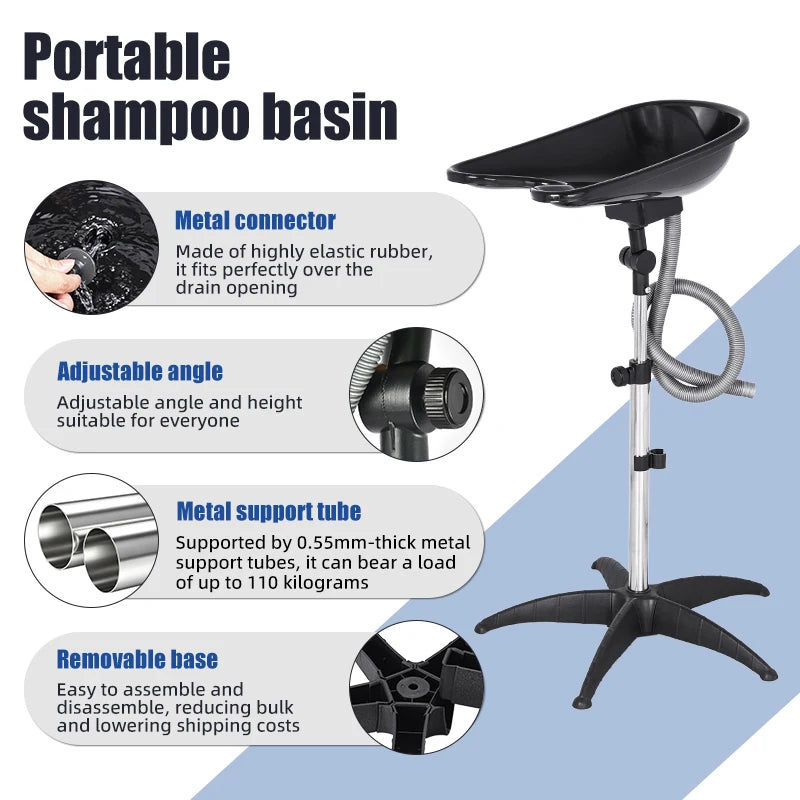 Portable Hairdressing Hair Salon Mobile Wash Shampoo Basin