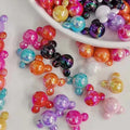 Colorful Cartoon Mouse Head Acrylic Beads DIY Jewelry Findings Crafting Necklaces Bracelets Keychains Pendants Crafts