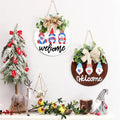 American Independent Daily Decorative Products Household Faceless Elderly Wooden Wreath Door Hanging Warm Shop Wall Decoration