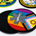Custom 2D/3D Embossed Soft PVC Rubber Patches with Velcro Suitable for Sewing Onto Clothing Hats and Bags.Promotional Patches