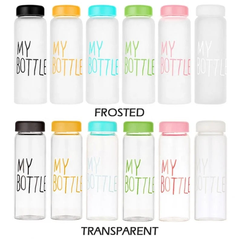 Hot Sale My Bottle for Water Bottles With Protective Bag Transparent or Matte Sport Korean Style Heat Resistant Leakproof