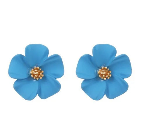 AA00955 Wholesale Fashion Stud Earring Women Fresh Ear Jewelry Simple Sweet Flower Earrings for Girls