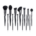 Top Quality Exquisite Cosmetic Tool Makeup Brush Set Custom Professional Yiwu Private Label Black 13 Pieces Foundation 500