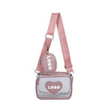 New Wide Shoulder Strap PVC Bag for Women Casual and Simple Small Fresh Transparent Jelly Bag Single Shoulder Crossbody Bags