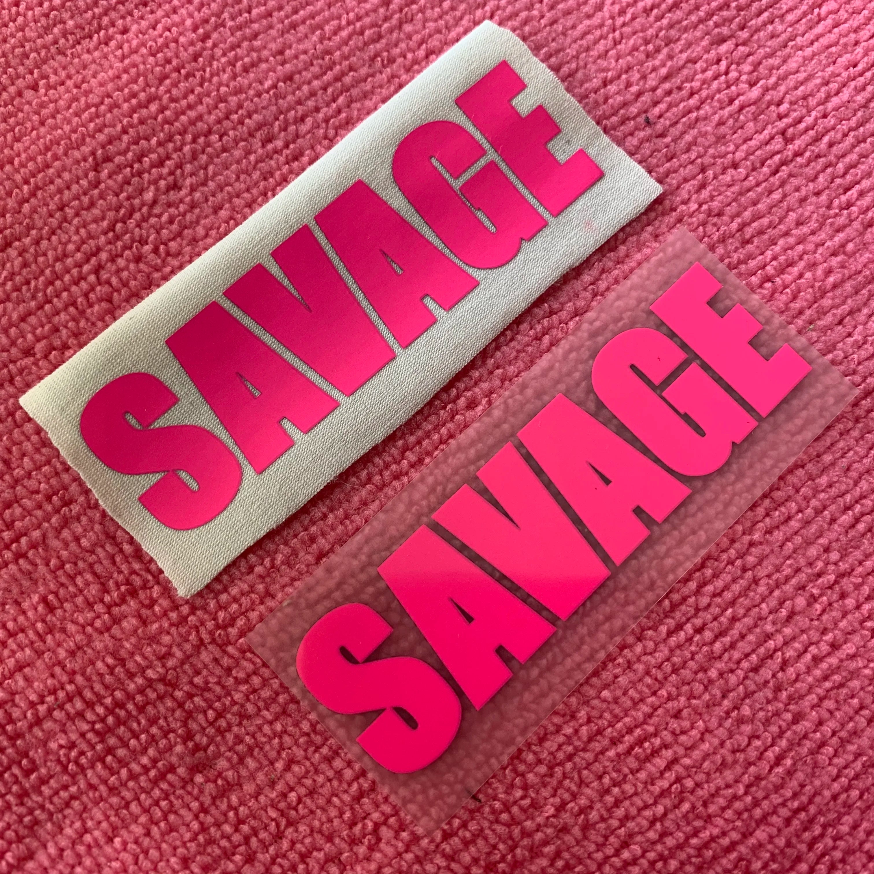 Bright pink Color Heat Press Transfer Logostick Strongly Brand Heat Transfer Label for Bra