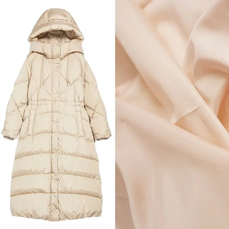 Wholesale 190t Apparel Fabric Winter Down Jacket Thickening Fabric Windproof 380t 100% Polyester Taffeta Fabric