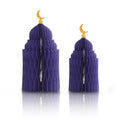 EID Mubarak Ramadan Palace Shaped Eco-friendly Multi-color Paper Honeycomb Decoration Moon Flag Home Decoration