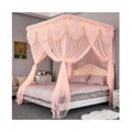 Foldable Double Bed Outdoor Polyester Mosquito Net Quadrate Conical Stainless Steel Mesh Adults Camping Travel Home Use Summer