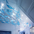 Modern Home Hotel Restaurant Ceiling Hanging Decor Murano Glass Customizable Chandelier Hand Made Blown Art Glass Decorations