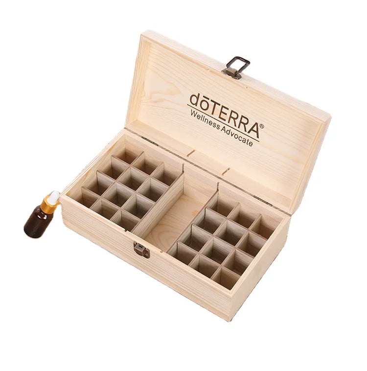 Custom Pine Wooden Eco-Friendly Europe Style Multifunction Flexible Gift Storage Package Perfume Essential Oil Box New Arrival