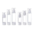 Custom 30 50 100ml Skincare Cosmetic Serum Packaging Plastic Spray Pump Lotion Cream Airless Bottle