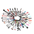 Wholesale PVC/TPU Fancy Rubber Soft Zipper Puller for Garment Diy Silicone Rope Zipper Slider