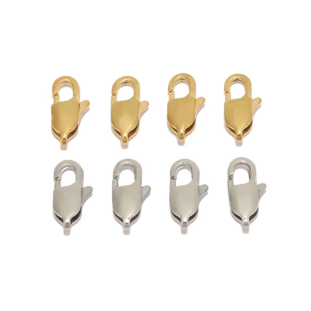 Factory Wholesale 316 Stainless Steel Clasp Rectangle Clasps Connectors for DIY Jewelry Making