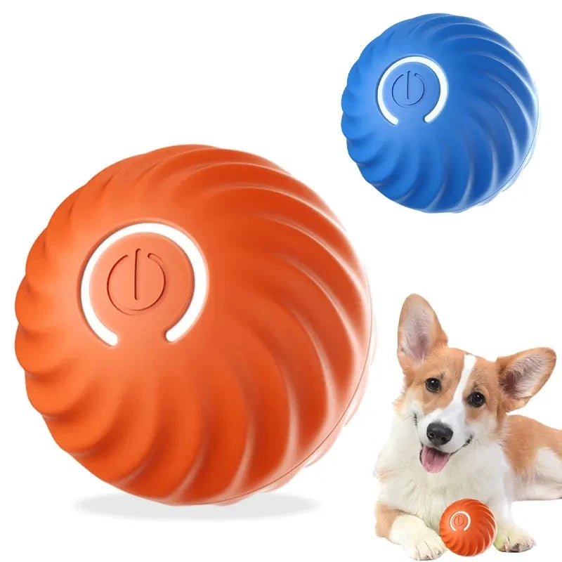 New Electric Smart Bouncing Interactive TPR Dog Chase Toy Ball Automatic Active Rolling Ball for Smart Cat Ball