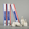Lingmei 70 Goose Feather Shuttlecock with A+ Flight Stability & Durability 74-79 Speed