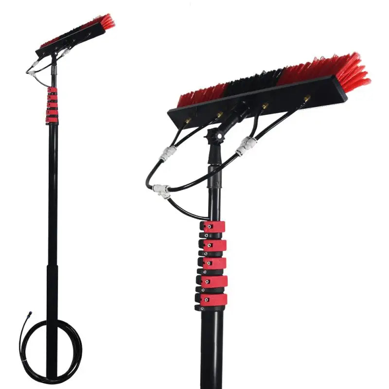 China Direct Factory Telescopic Water Fed Pole Solar Panel Cleaning Machine Solar Panel Rotating Brush