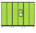 Customized Intelligent Express Cabinet Smart Parcel Locker with Touch Screen for Self Pick up Delivery Express