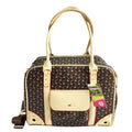 Luxury Embossed Pet Bag Dog Outing Portable Travel Bag Pet Carrier