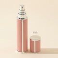 Luxury Fine Mist Perfume Atomizer Pretty Cosmetic Packaging 10ml Black Pink White Leather-style Spray Perfume Bottle
