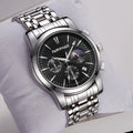 Mark Fairwhale Men Watch Stainless Steel Top Quality Luxury Push Button Hidden Clasp Waterproof Date Week Sport Wrist Watches