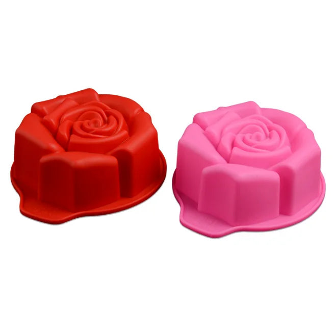 HY Rose Flower Birthday Cake Mold for Anniversary Birthday Cake