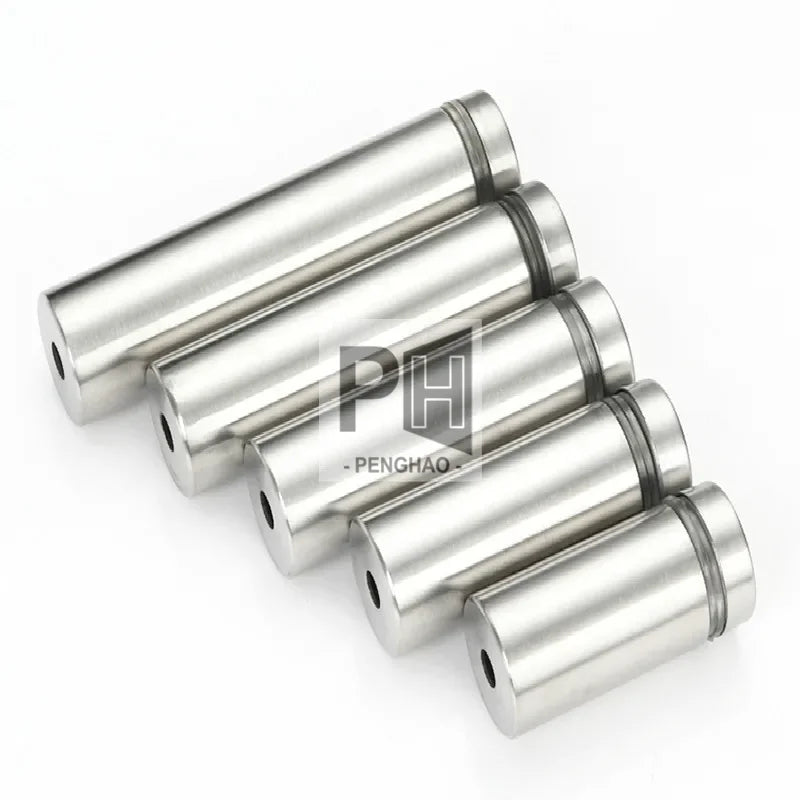 For Signs Desktop Table Acrylic Photo Frame Standoff Stainless Steel Glass Panel Silver Finish Standoff Screw