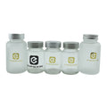 Hot Sale 100ml 120ml 150ml 250ml 500ml Wide Mouth Clear Frosted Screw Cap Vitamin Pill Glass Medicine Bottles