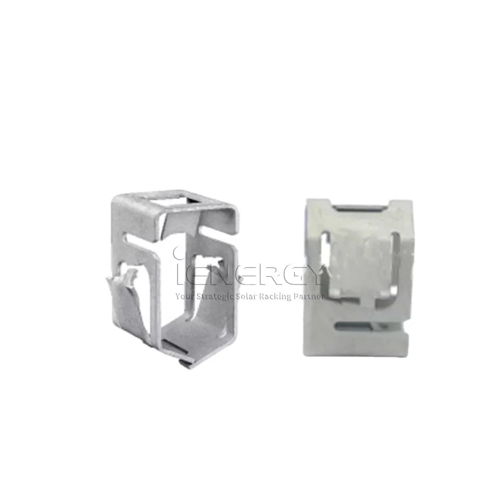 Mass Stock Fast Dispatch Anti-Theft Solar Panel Fasteners Tamper-Proof Snap S Mounting Clip for Africa Solar Power System