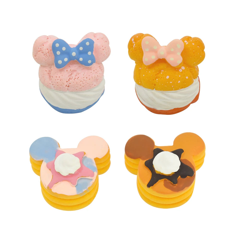 New Design Sweet Cake 3D Food Resin Charms for DIY Cream Glue Handmade Accessories Doll House Miniature Food