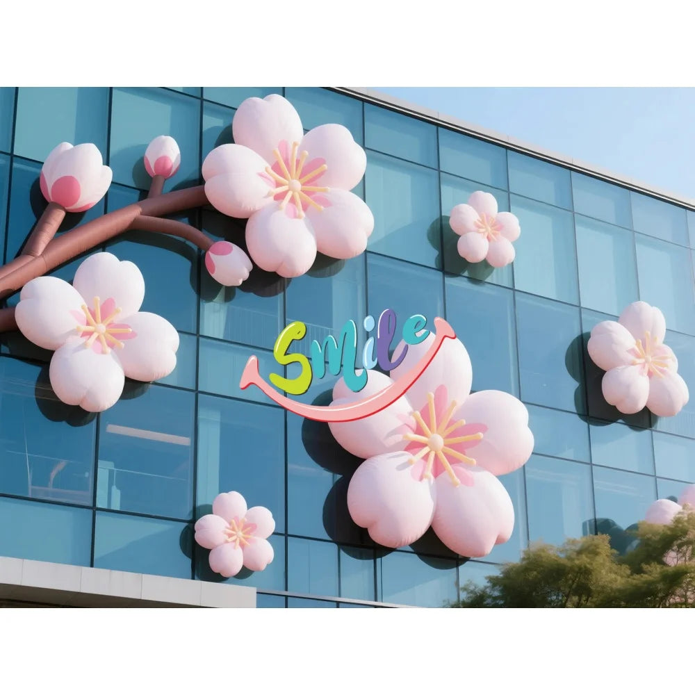Custom Festival Inflatable Artificial Flower Stage Decoration LED Lighting Inflatable Flower for Sale