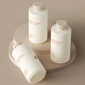 New Design 450ml HDPE White Soft Touch Hair Conditioner Squeeze Bottle Body Wash Plastic Container