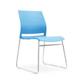 Wholesale Armless Visitor Chair Conference Room Plastic Stackable PP Visitor Office Chair