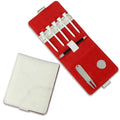 Custom Logo Luxury Faux Leather Golf Accessory Bag Holder Include Tees Outdoor Golf Wallet Set for Gift