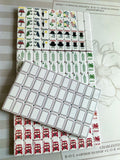 Wholesale 5 Layers London Calling Design Modern Luxury Art Classic Mahjong Acrylic American Mah Jong Tiles MegaBDM