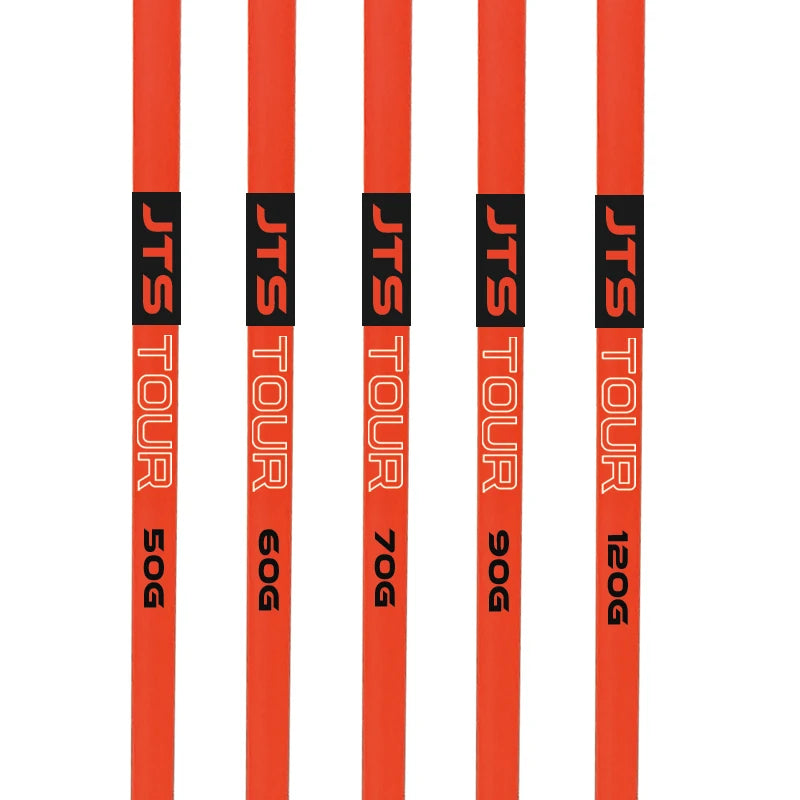 Red Golf Graphite Carbon Fiber Stepped Shaft Flex L/R/S/XS Custom Light Weight 45-70g 240 CPM Driver Wood Hybrid Golf Club Shaft