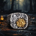 925 Sterling Silver Fenrir Wolf Ring Men Viking Norse Beast Signet Ring Retro Punk Tail Wrap Jewelry Wholesale Custom