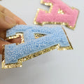 Custom Multitudinous Clothes Embroidery Patch Iron on Logo Glitter Chenille Letters