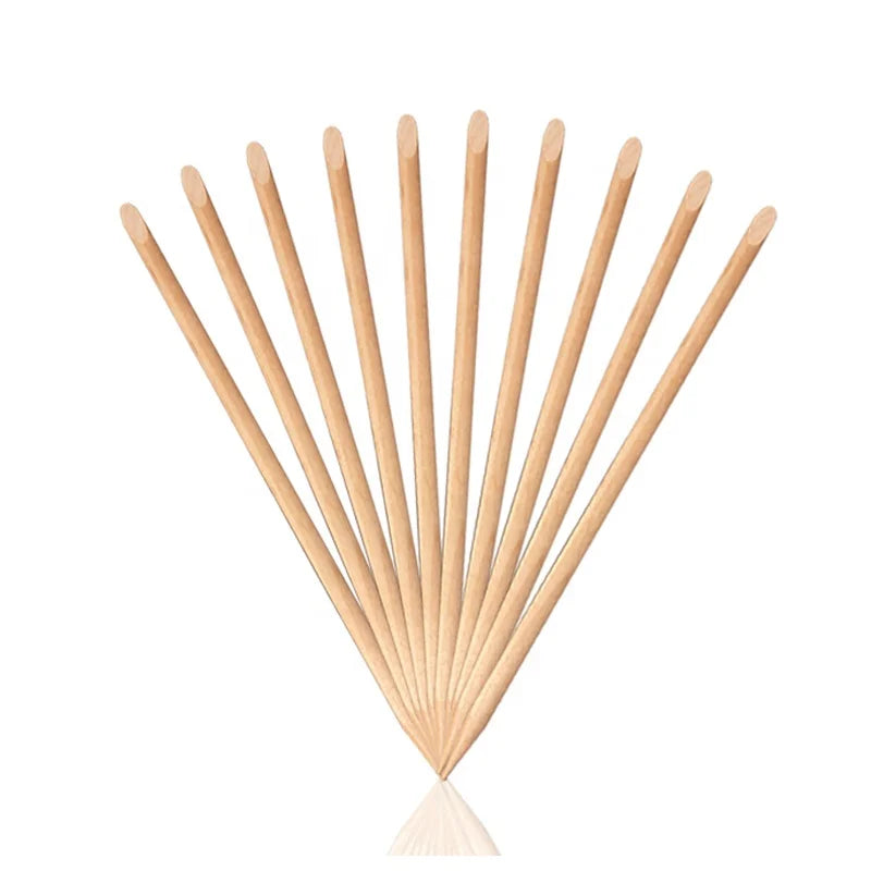 Wholesale Nail Art Wood Sticks Ready to Ship 50 PCS/BAG11.5CM Orange Wood Sticks Have Stock