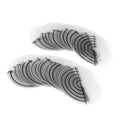 50PCS Single Hole Plastic Scalp Protector Spacer Template Heat Glue Shield Separator with Scale Hair Extensions Tools Supplies