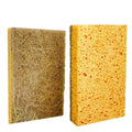 Eco Friendly Biodegradable Natural Kitchen Compostable Cellulose and Coconut Walnut Scrubber Sponge  for Dishes
