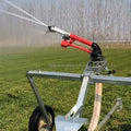 Titans CE Certified Rain Gun Sprinkler with Dual Adjustable Nozzles & Worm Gear Drive for Farm Irrigation