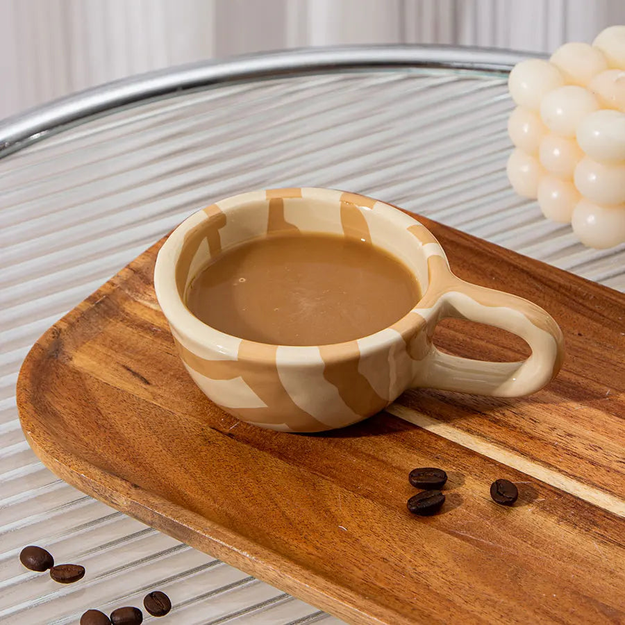 Ins Breakfast Milk Coffee Tea Mug Porcelain Mother's Day Giveaways Eco-Friendly Printed Custom Small Espresso Cups Ceramic
